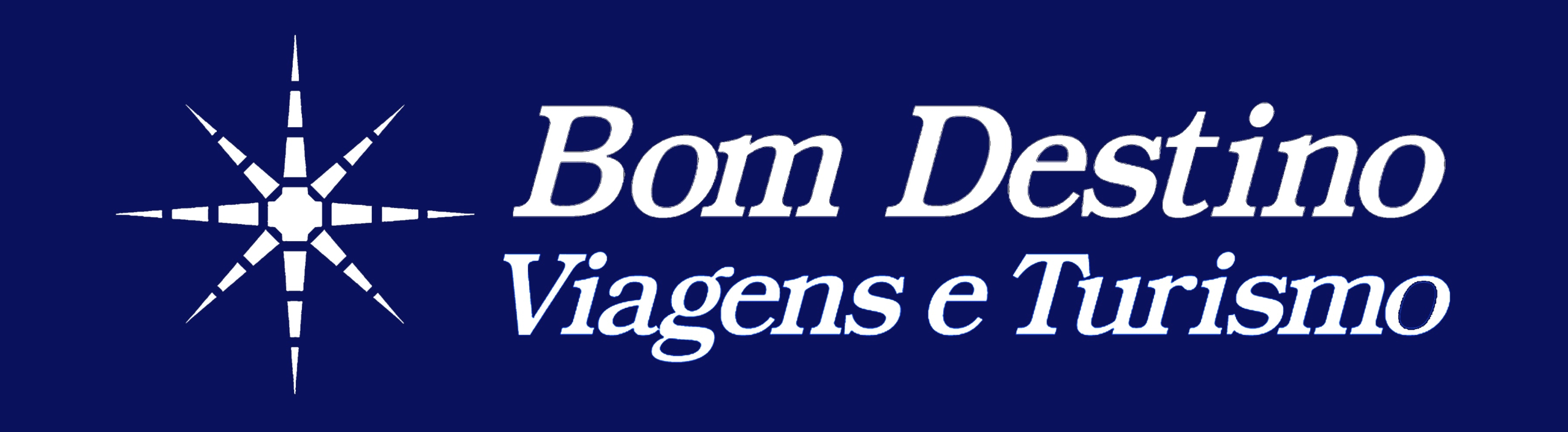 Logo Bom Destino em alta resolução(Fundo azul)